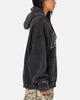 Mitchell & Ness Los Angeles Lakers Distressed Rhinestone Logo Hoodie Faded Black