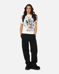 Ed Hardy Wolf Vintage T-Shirt Off White