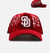 New Era San Diego Padres 'Crushed Velvet Dreams' 9FORTY A-Frame Snapback Maroon