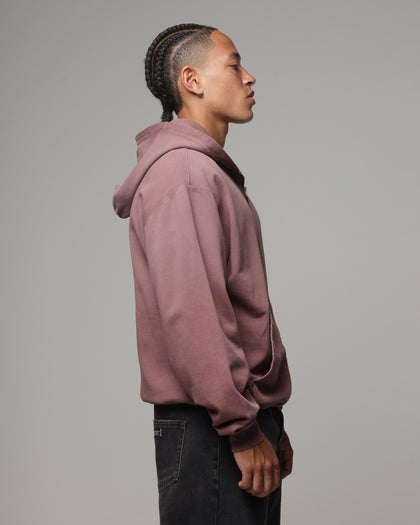American Thrift Zip Hoodie Oxblood