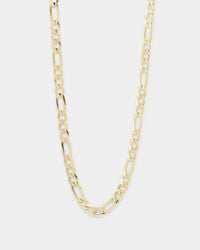 House Of Auric 4.8mm Figaro Chain 18K Gold Vermeil