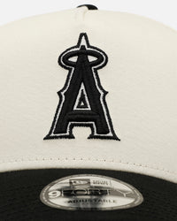 New Era Los Angeles Angels 'Easy Chrome Black' 9FORTY A-Frame Snapback Chrome/Black