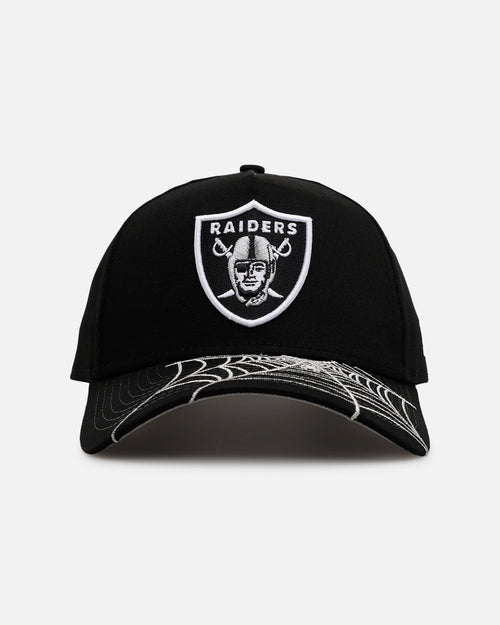 New Era Las Vegas Raiders 'Spider Web Visor' 9FORTY A-Frame Snapback Black