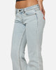 Von Dutch Women's Flare Denim Jeans Light Blue Denim