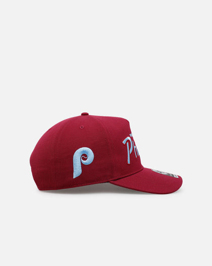 47 Brand Philadelphia Phillies 'Vintage Script' 47 Hitch Snapback Burgundy