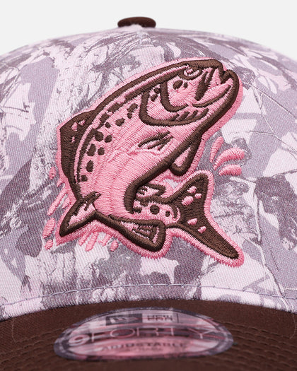 New Era Spokane Indians 'Pink Tree Camo' 9FORTY A-Frame Snapback Pink