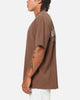 Saint Morta The Cross Boxy T-Shirt Washed Brown