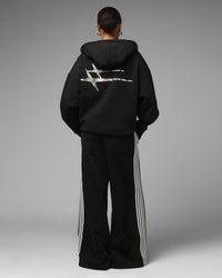 Loiter Ultra Hybrid Zip Hoodie Black/Camo