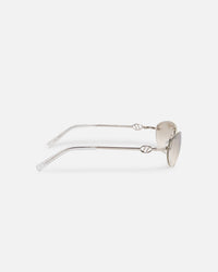 Le Specs Slinky Sunglasses Silver