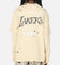 Mitchell & Ness Los Angeles Lakers Chromed Mock Long Sleeve T-Shirt Khaki