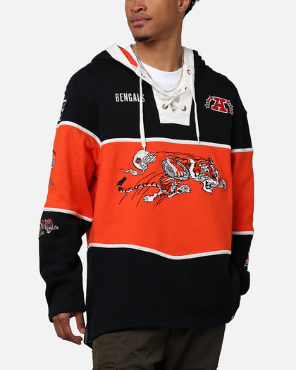 47 Brand Cincinnati Bengals NFL + Legacy Lacer Hoodie Jet Black