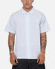 X-Large Oxford Script Button Up Shirt Light Blue