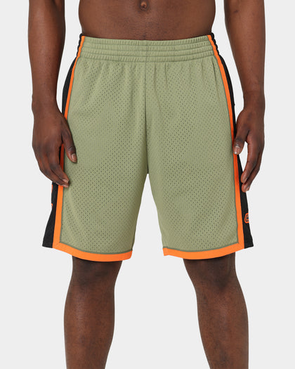 Mitchell & Ness Los Angeles Lakers Flight Swingman Shorts Olive
