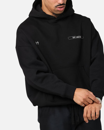 Saint Morta Liberty Boxy Hoodie Black