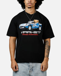 Market Ultimate Rally Bear T-Shirt Washed Black