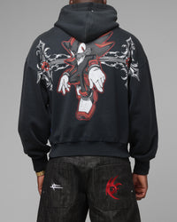 Loiter x Sonic Chrome Shadow Hoodie Black