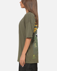 73Studio X Xbox X Halo Not For Angels T-Shirt Military Green