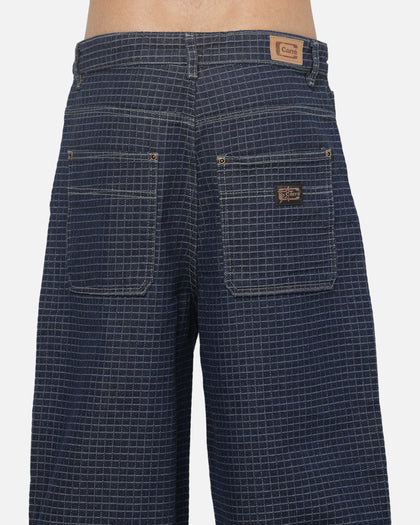 Carre Grid Solace Jeans Stone Blue