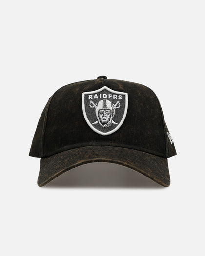 New Era Las Vegas Raiders 'Washed Metallic' 9FORTY A-Frame Snapback Official Team Colors