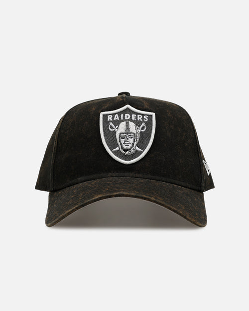 New Era Las Vegas Raiders 'Washed Metallic' 9FORTY A-Frame Snapback Official Team Colors
