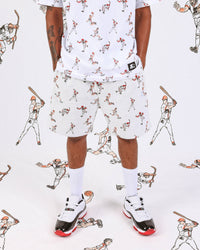 Starter Sports Stars Track Shorts Pepper Grey