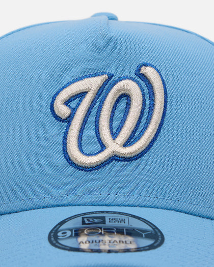 New Era Washington Nationals 'Sky Blue' 9FORTY A-Frame Snapback Sky Blue