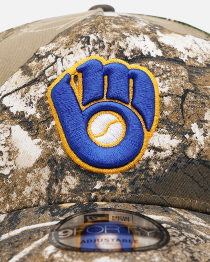 New Era Milwaukee Brewers 'Great Outdoors Part II' 9FORTY A-Frame Snapback Real Tree Camo