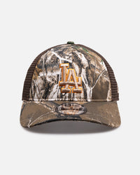 New Era Los Angeles Dodgers 'Realtree' 9TWENTY Trucker Strapback Real Tree Camo
