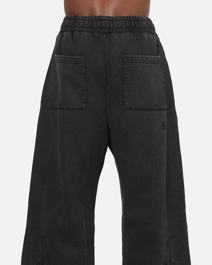 Saint Morta Crested Wing Sweatpants Washed Black