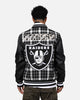 Pro Standard Las Vegas Raiders Pro Prep Plaid Jacket White/Black