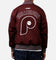 Pro Standard Philadelphia Phillies Double Knit Jacket Burgundy