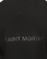 Saint Morta Men's Icon Waffle Long Sleeve T-Shirt Black/Black