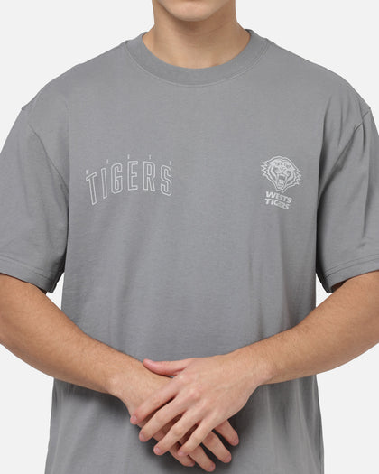 Bleacher Athletic Wests Tigers NRL Attrition Solid T-Shirt Grey