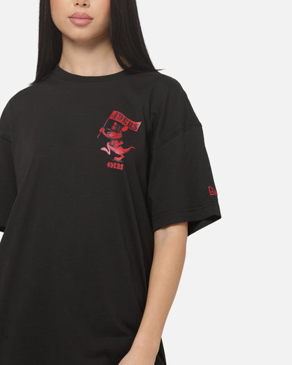 New Era San Francisco 49ers Kangaroo Flag T-Shirt Black