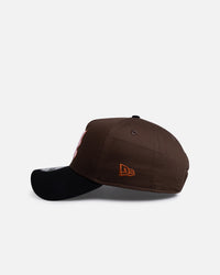 New Era Atlanta Braves 9Forty A-Frame Snapback Walnut
