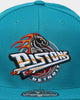 Mitchell & Ness Detroit Pistons 'Team Ground 2.0 Hardwood Classics' Fitted Teal