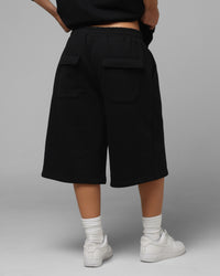 Loiter Hybrid Premium Shorts Black/Leopard