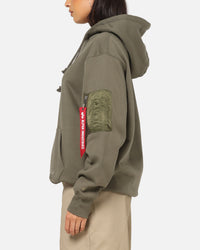 Alpha Industries Utility Pocket Hoodie Green