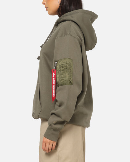 Alpha Industries Utility Pocket Hoodie Green