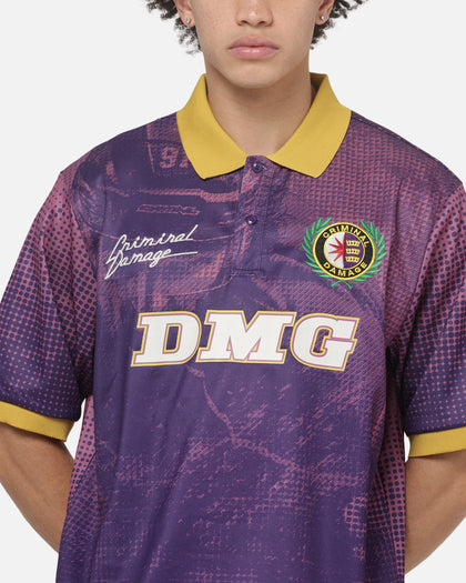Criminal Damage Hockey Sports Shirt Lilac