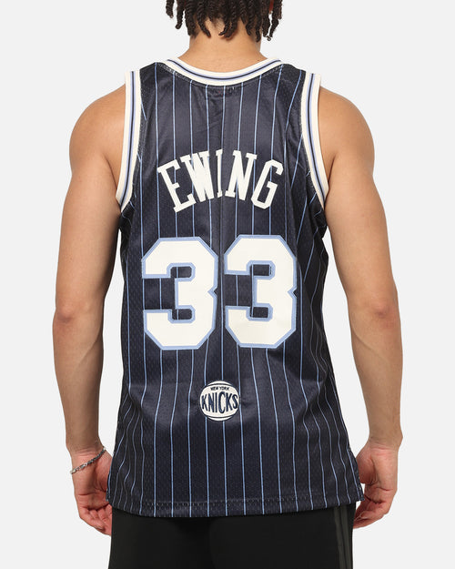 Mitchell & Ness New York Knicks Patrick Ewing #33 Playoff Energy Swingman Jersey Navy