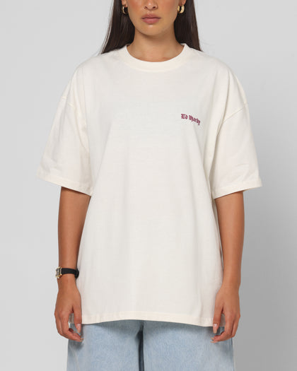 Ed Hardy Sacred Heart T-Shirt Off White