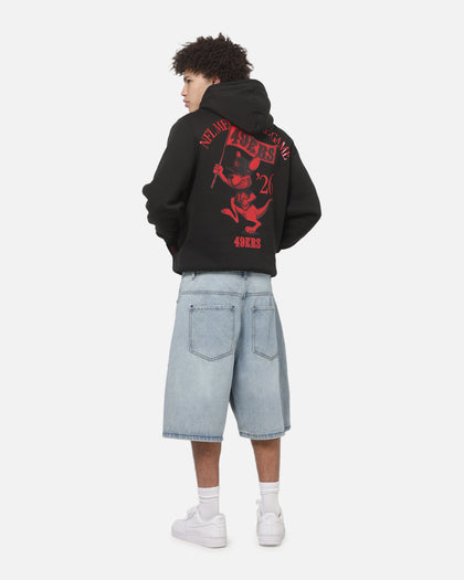 New Era San Francisco 49ers Kangaroo Flag Hoodie Black
