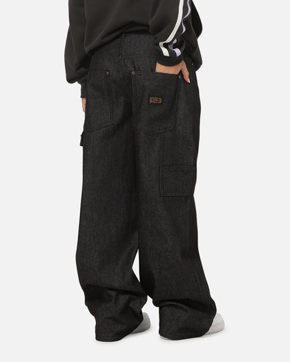 Carre Baggy Carpenter Jeans Raw Black