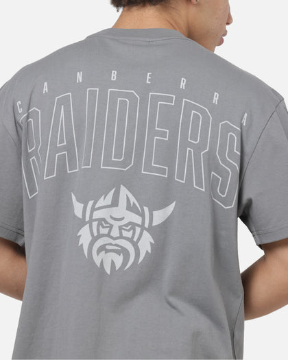 Bleacher Athletic Canberra Raiders NRL Attrition Solid T-Shirt Grey