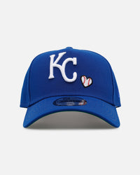 New Era Kansas City Royals 'Baseball Hearts' 9FORTY A-Frame Snapback Official Team Color