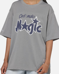 Mitchell & Ness Orlando Magic Open Mesh T-Shirt Grey