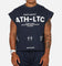 Saint Morta Athletc Cut Off Sweat T-Shirt Dark Royal