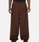 Carre Heritage Pleated Pants Brown Pinstripe