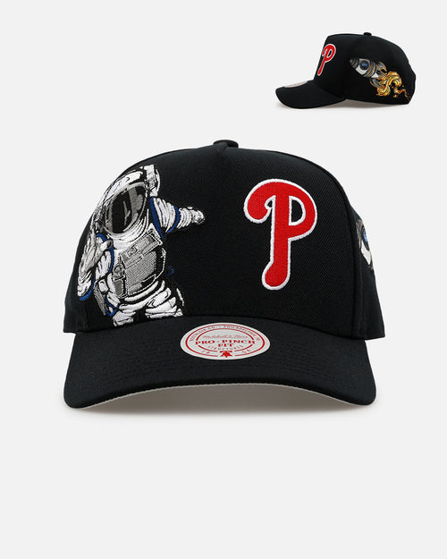 Mitchell & Ness Philadelphia Phillies 'Rocketman' Pro Pinch Snapback Black